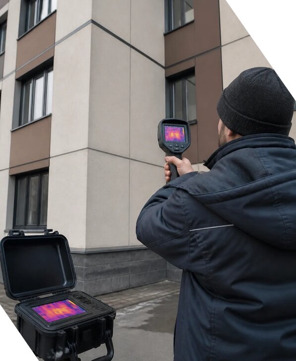 Тепловизионное обследование зданий и сооружений в Барнауле